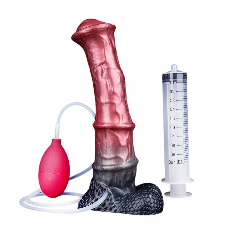 10-inch-fantasy-horse-ejaculating-strap-on 10 Inch Fantasy Horse Ejaculating Strap On