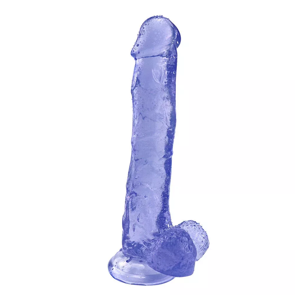 10-inch-long-blue-jelly-big-dildo 10 Inch Long Blue Jelly Big Dildo
