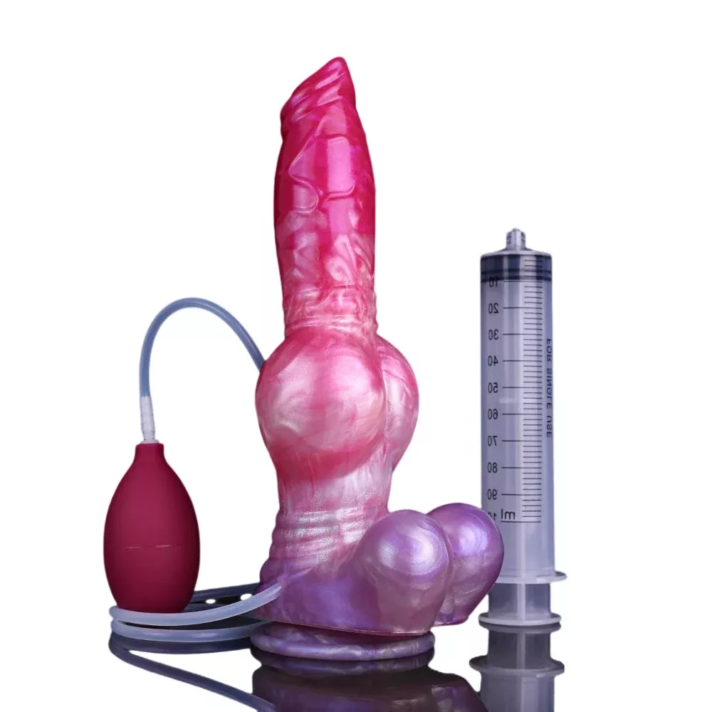 10-inch-silicone-knot-dog-squirting-dildo 10 Inch Silicone Knot Dog Squirting Dildo