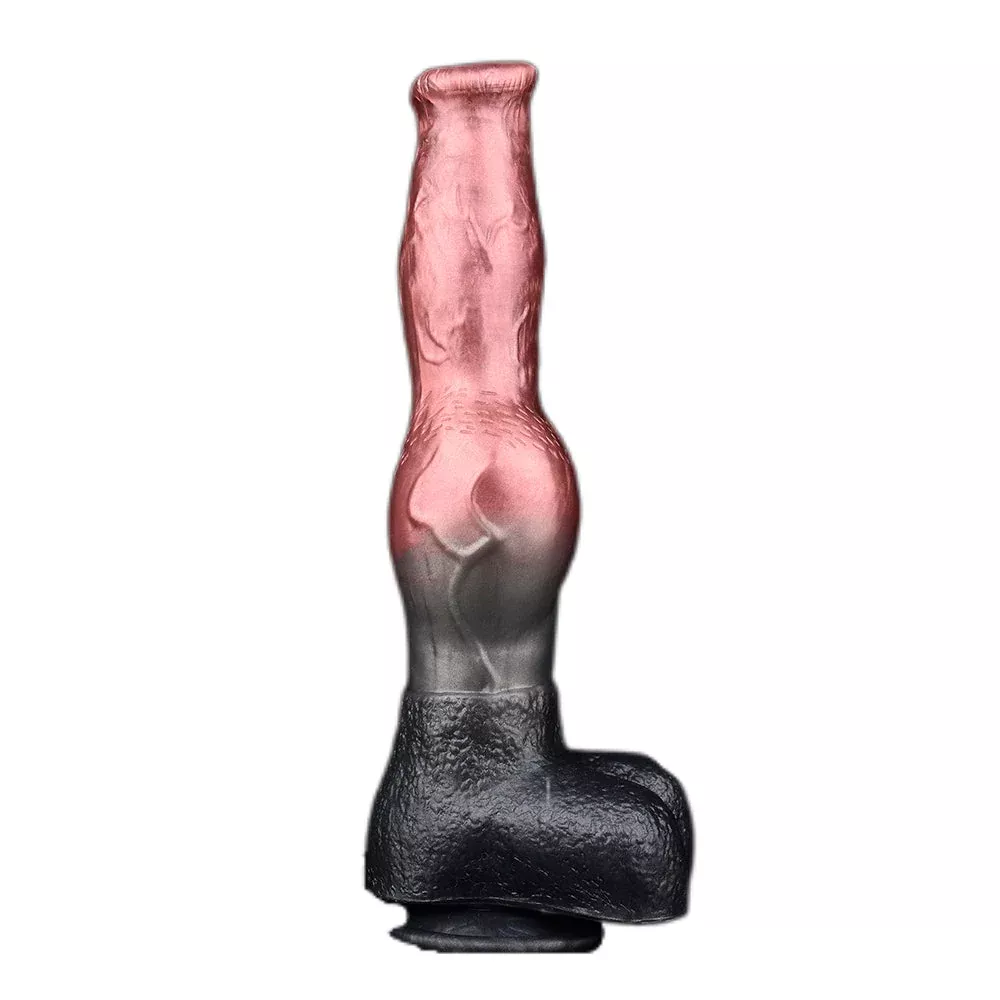 10-inch-super-soft-silicone-knot-horse-dildo 10 Inch Super Soft Silicone Knot Horse Dildo