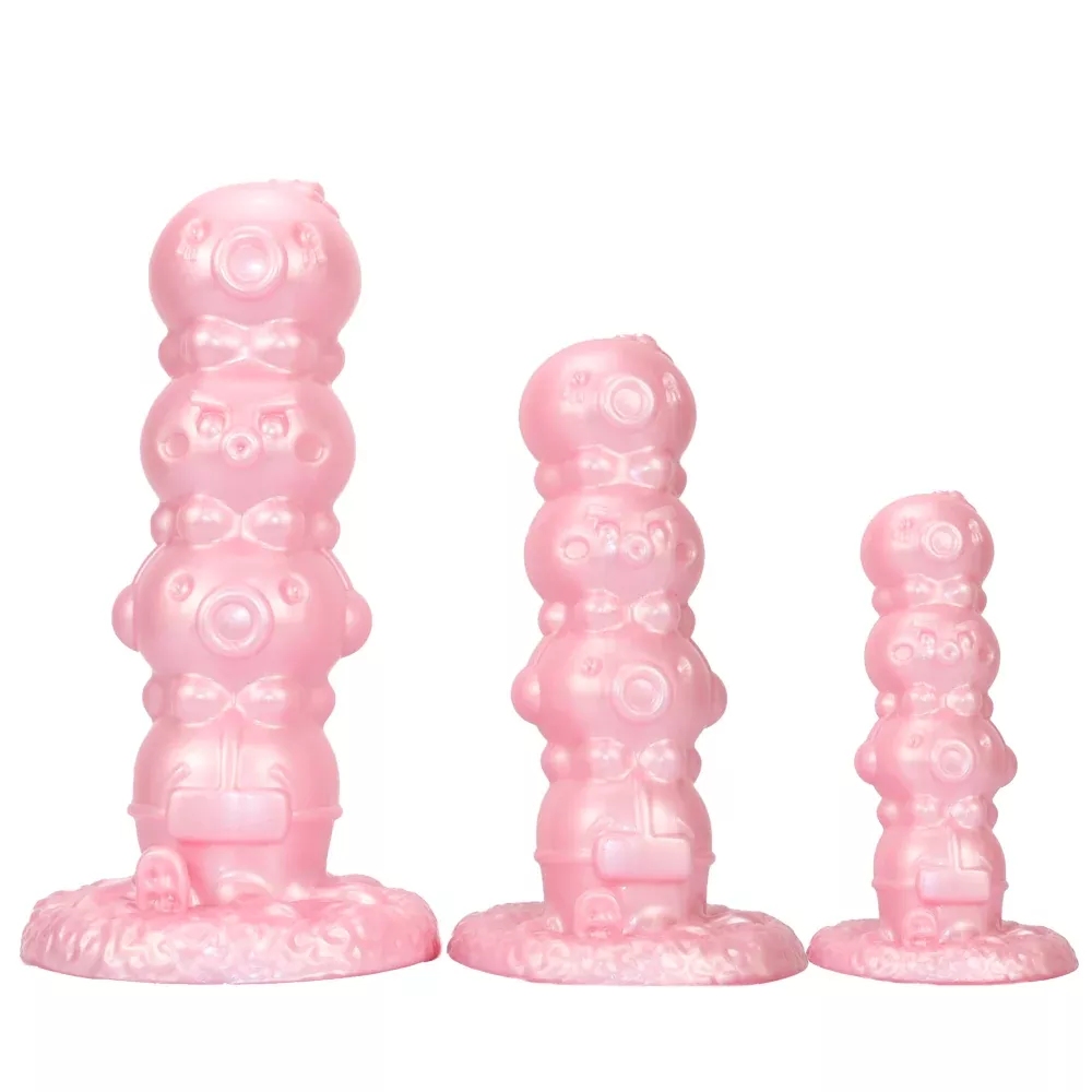 11-inch-pink-silicone-cute-dildo-butt-plug 11 Inch Pink Silicone Cute Dildo Butt Plug