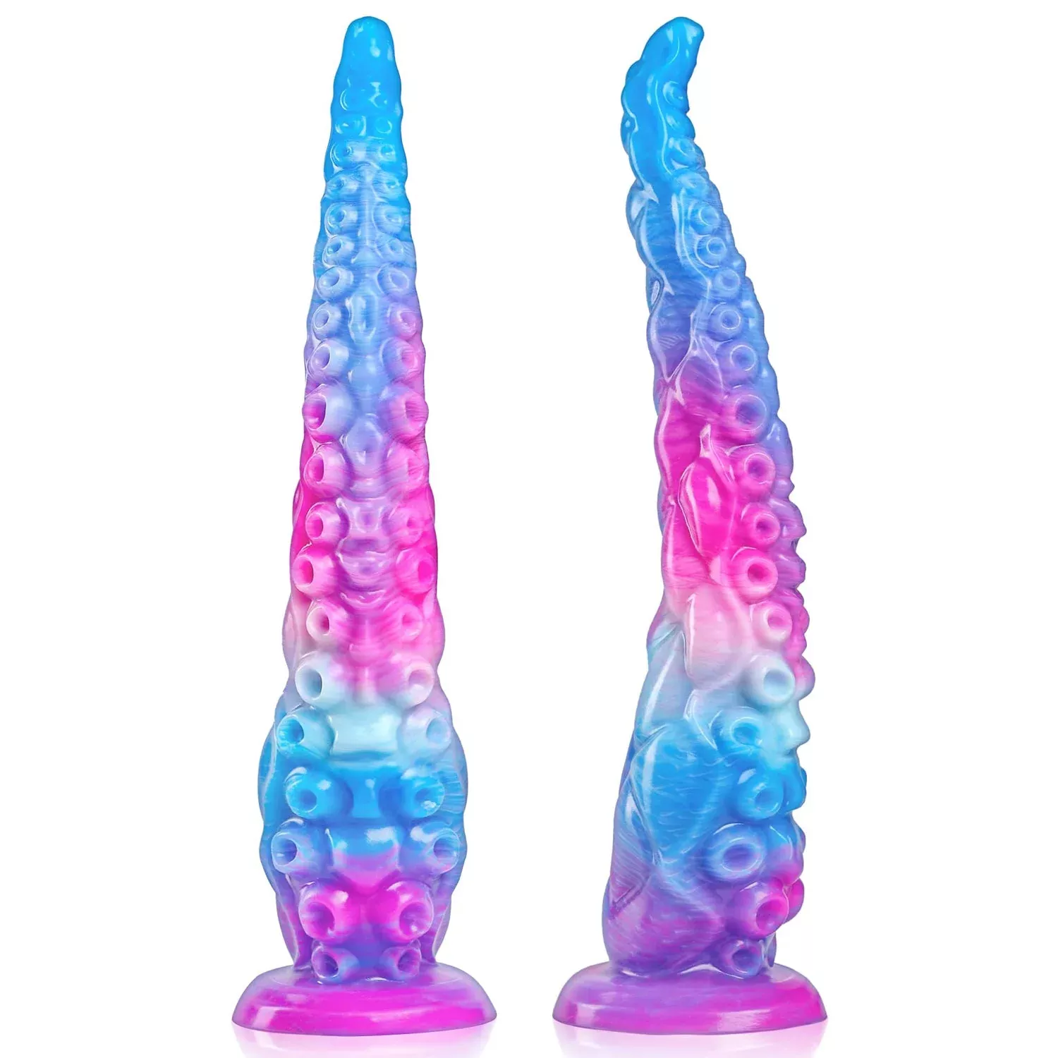 12 Inch Long Colorful Fantasy Octopus Tentacle Dildo