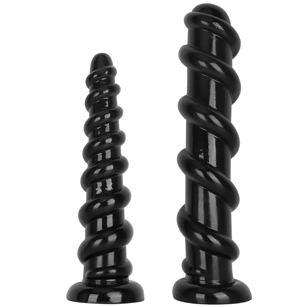 13-inch-black-threaded-dildo 13 Inch Black Threaded Dildo