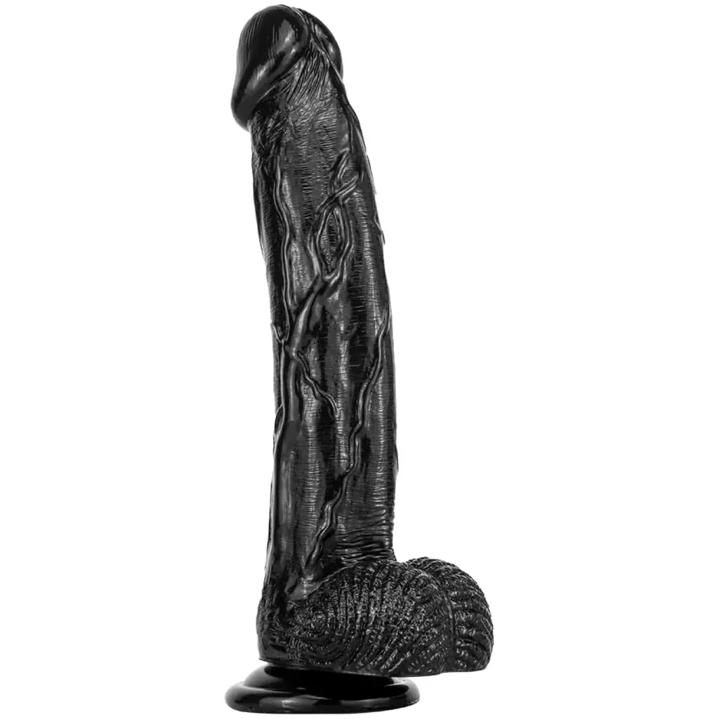 13-inch-dildo-huge-realistic-dildos-sex-toy-with-strong-suction-cup-black-anal-d 13 Inch Dildo, Huge Realistic Dildos Sex Toy With Strong Suction Cup, Black Anal Dildo For Men G Spot Stimulator With Curved Shaft And Balls
