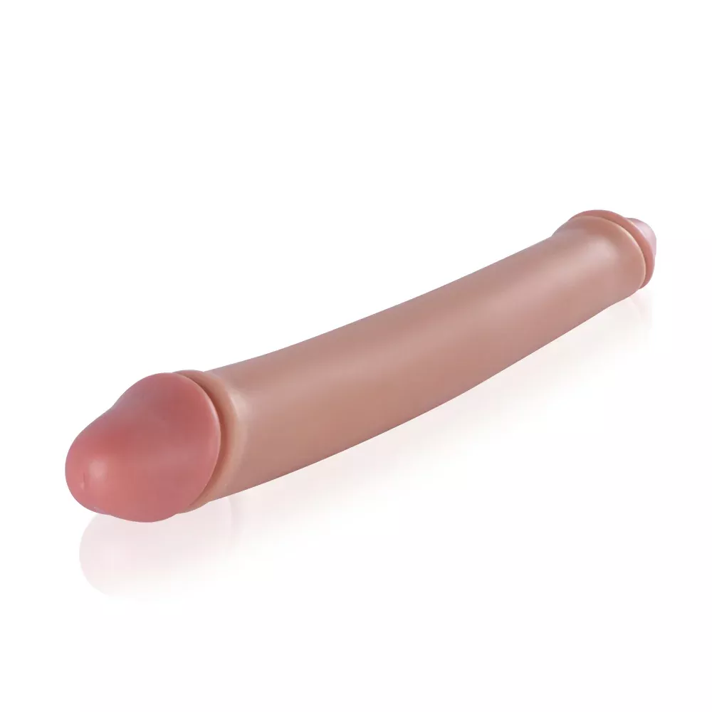 13-inch-smooth-realistic-ass-double-ended-dildo 13 inch Smooth Realistic Ass Double Ended Dildo