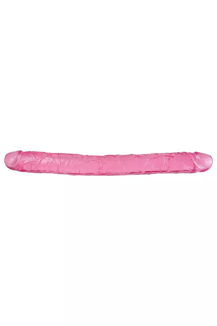14-inch-jelly-tpe-double-ended-dildo 14 Inch Jelly TPE Double Ended Dildo