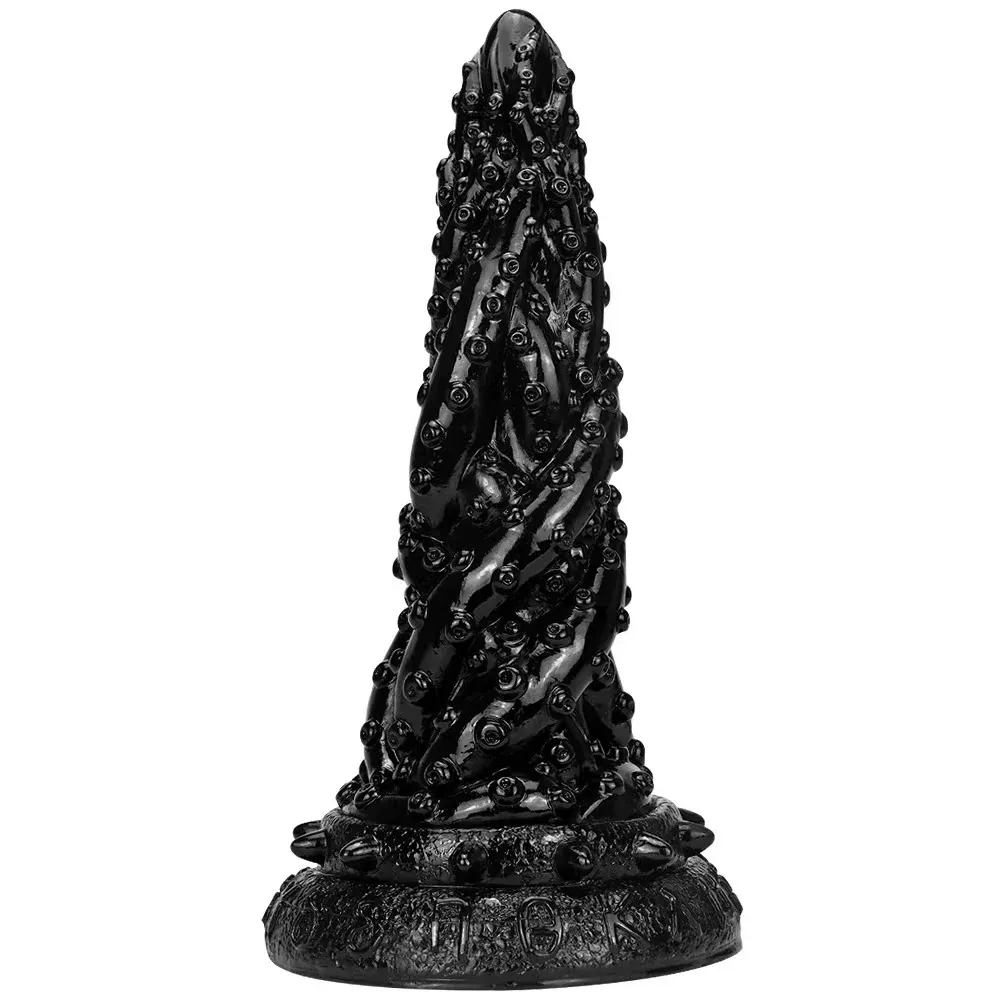 14-inch-silicone-tentacle-big-black-dildo 14 Inch Silicone Tentacle Big Black Dildo