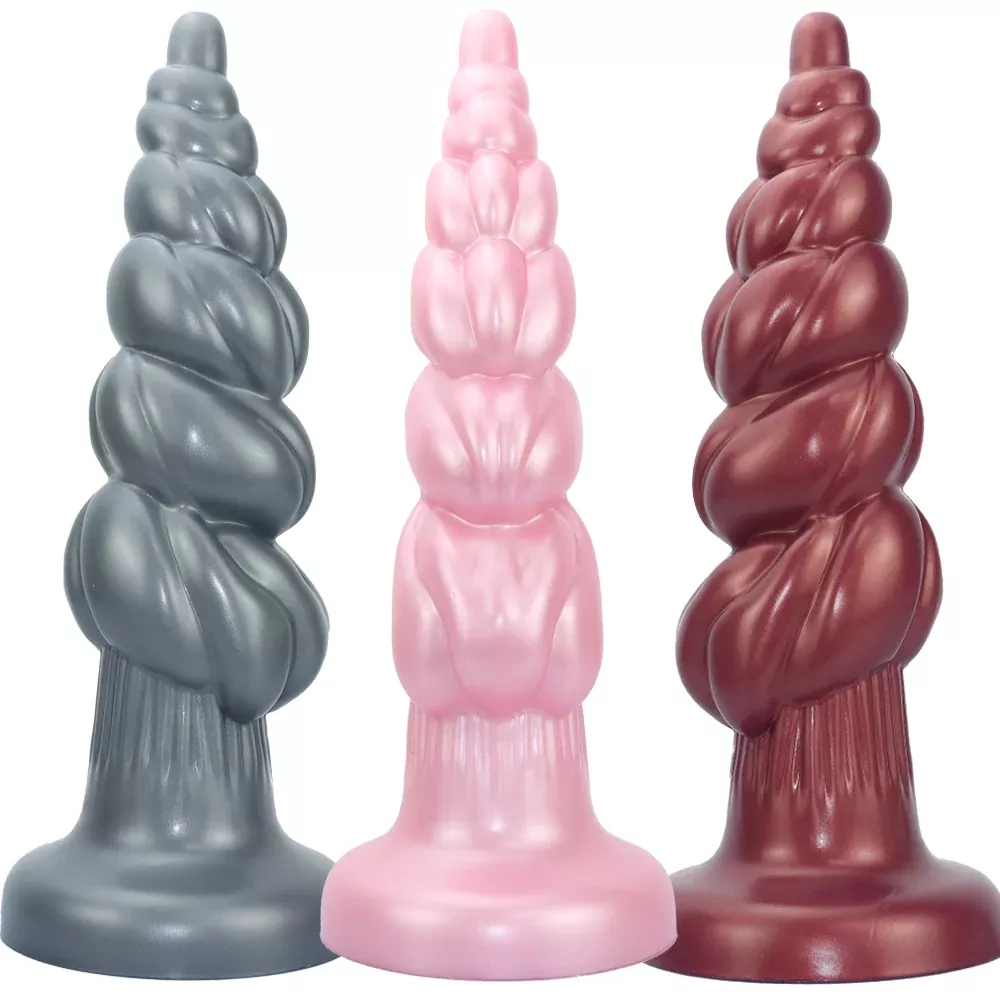 14-inch-unicorn-horn-silicone-butt-plug 14 Inch Unicorn Horn Silicone Butt Plug