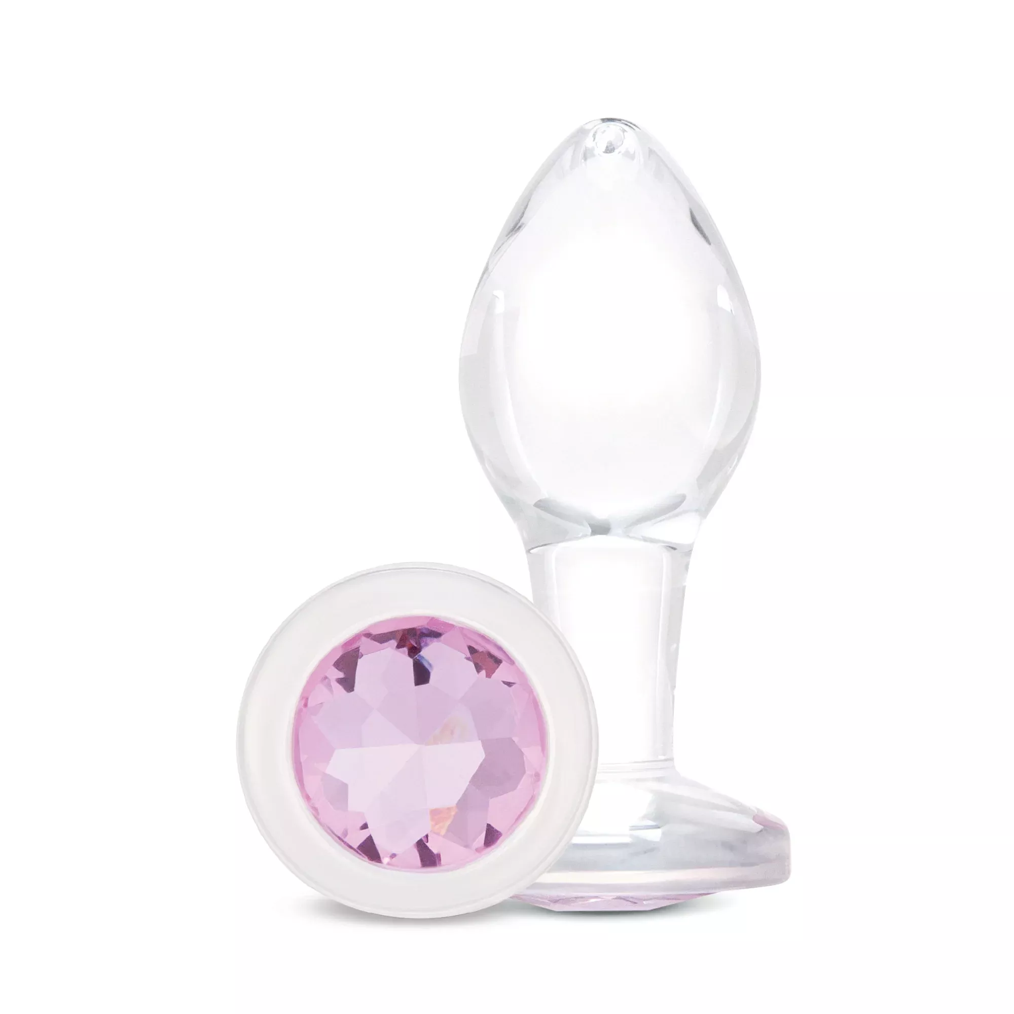 3-35-pink-sparkle-butt-plug 3.35" Pink Sparkle Butt Plug