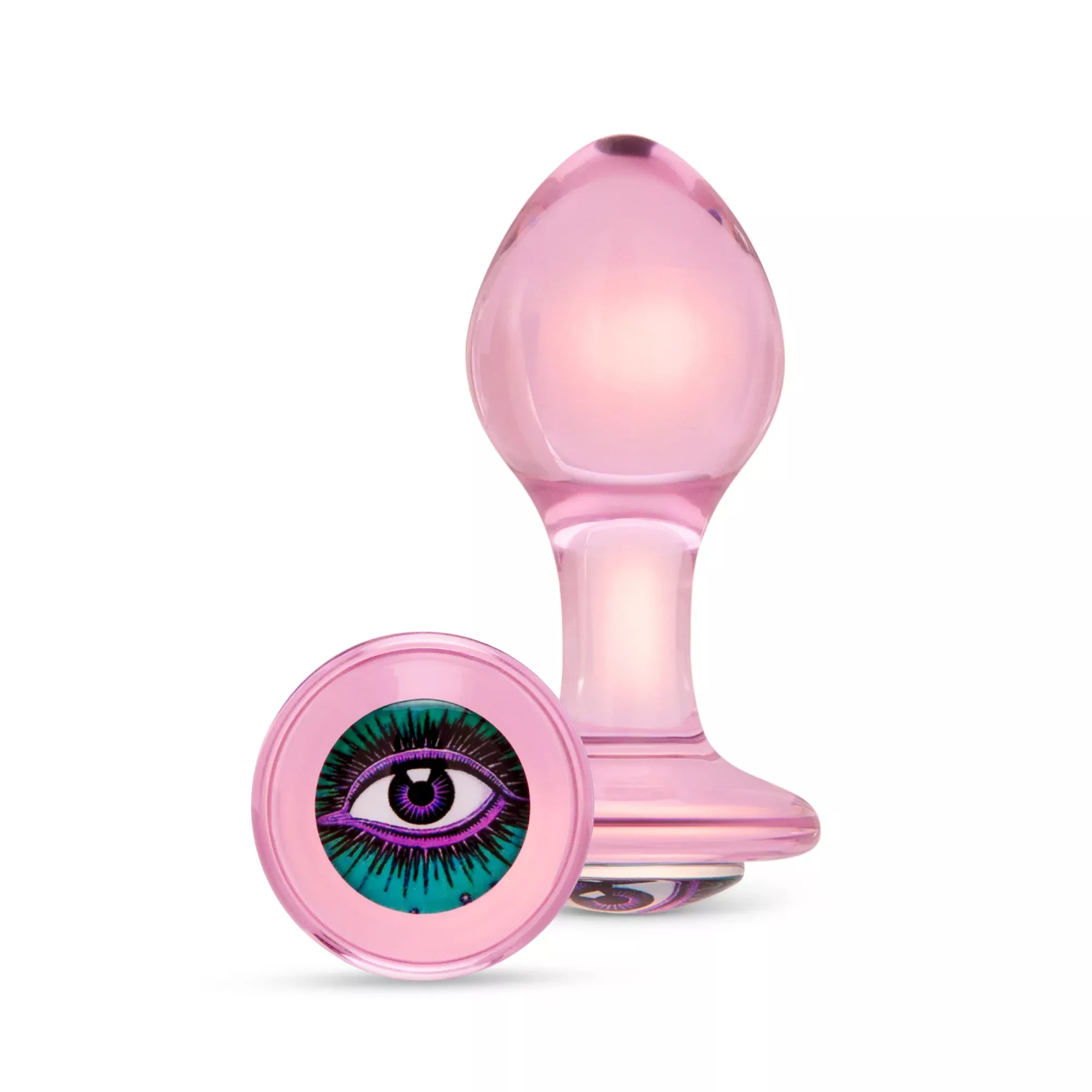 3.75" Eye Spy Glass Butt Plug