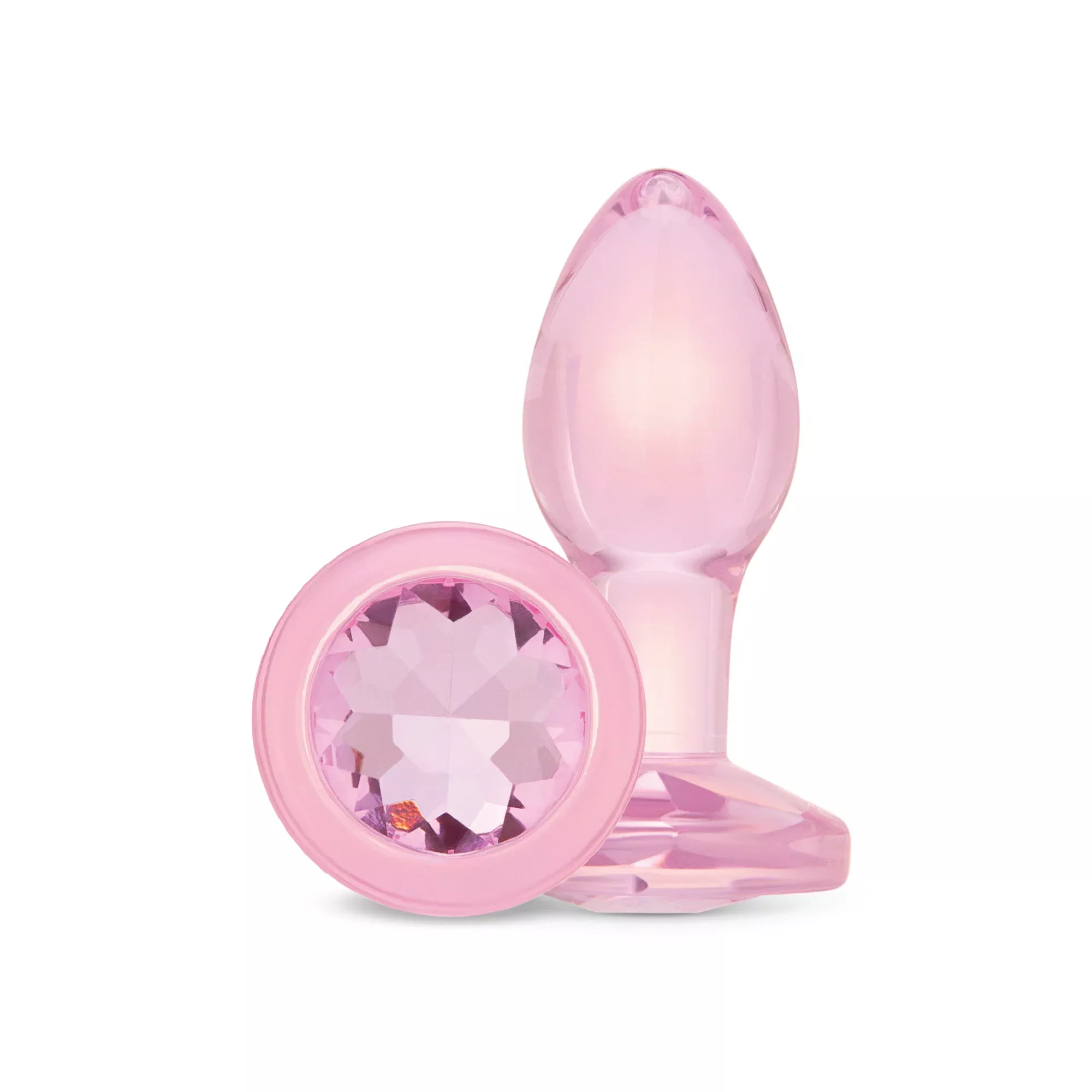 3" Bubble Gem Glass Butt Plug