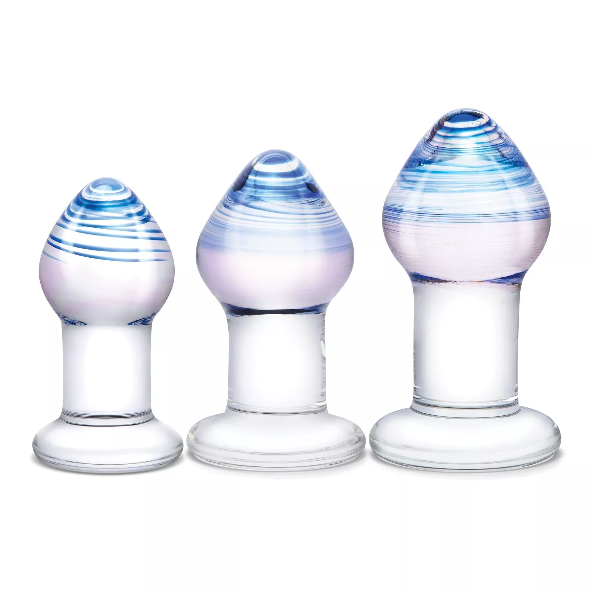 3-piece-pleasure-droplets-glass-anal-training-kit 3-Piece Pleasure Droplets Glass Anal Training Kit