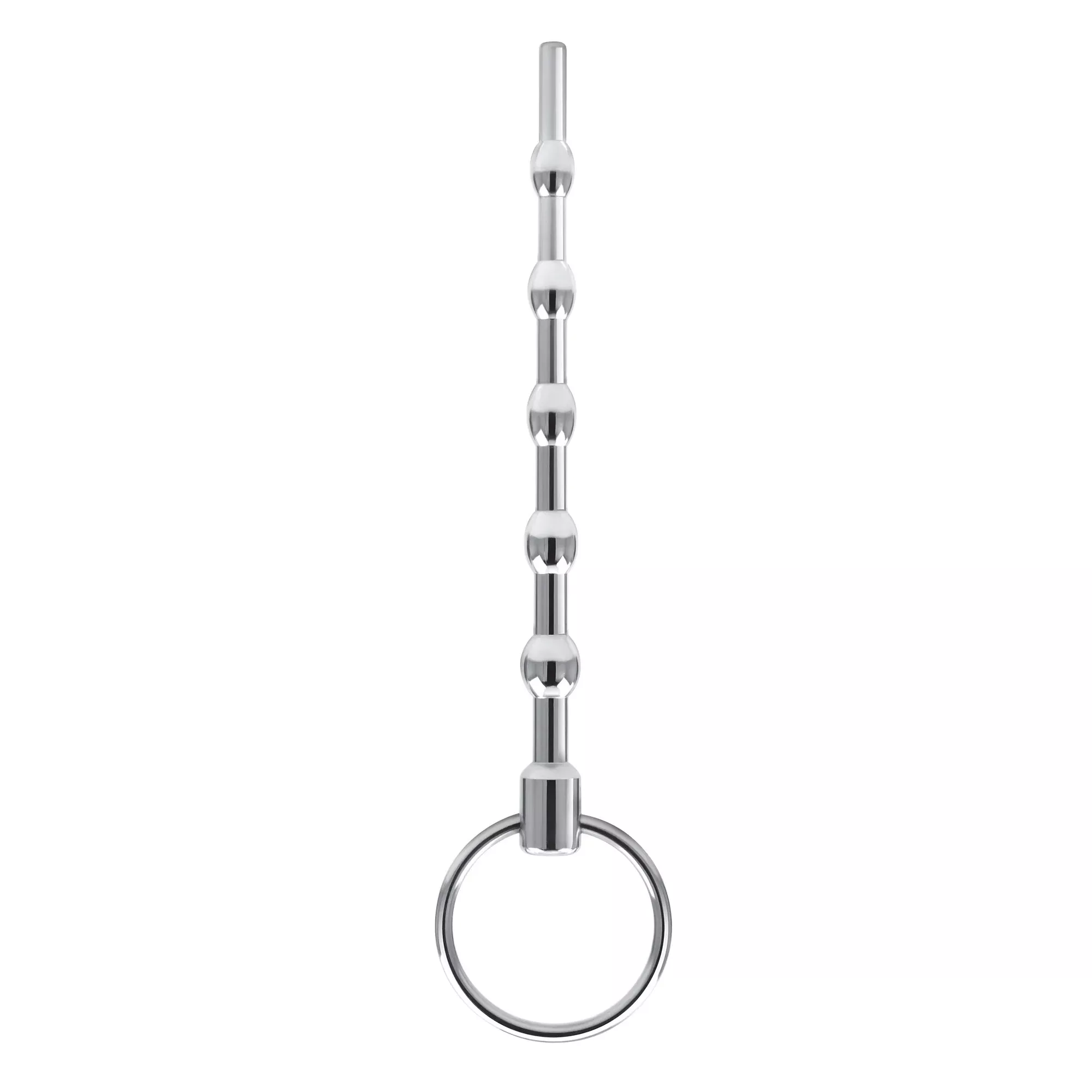 4.5" Stainless Steel Beaded Urethral Sound