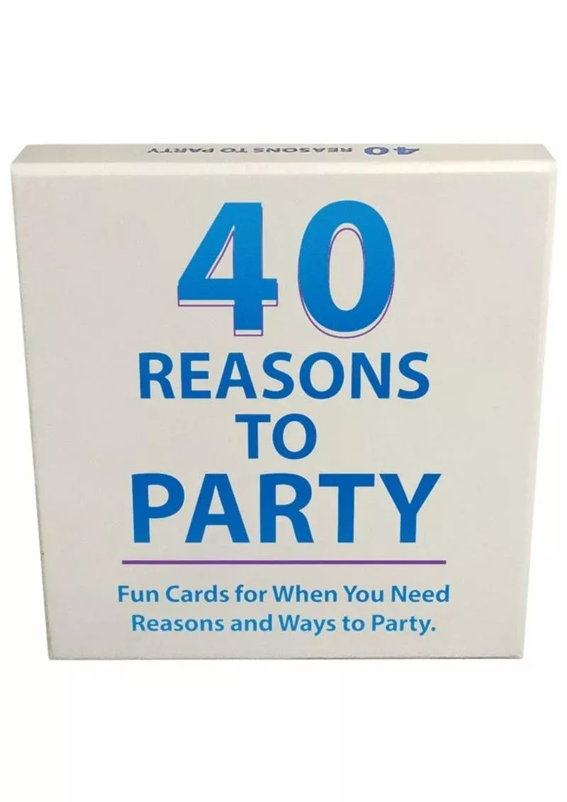 40-reasons-to-party-card-game 40 Reasons to Party Card Game
