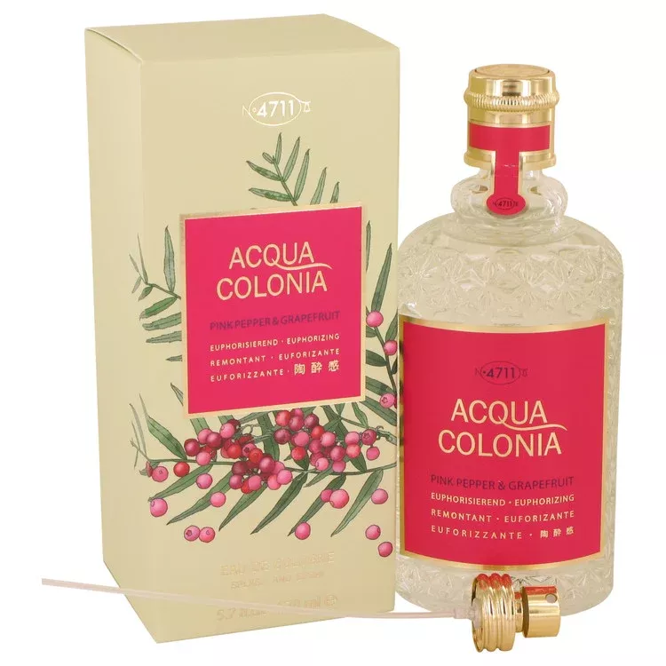 4711-acqua-colonia-pink-pepper-grapefruit-by-maurer-wirtz-eau-de-cologne-spray-5 4711 Acqua Colonia Pink Pepper & Grapefruit by Maurer & Wirtz Eau De Cologne Spray 5.7 oz for Women