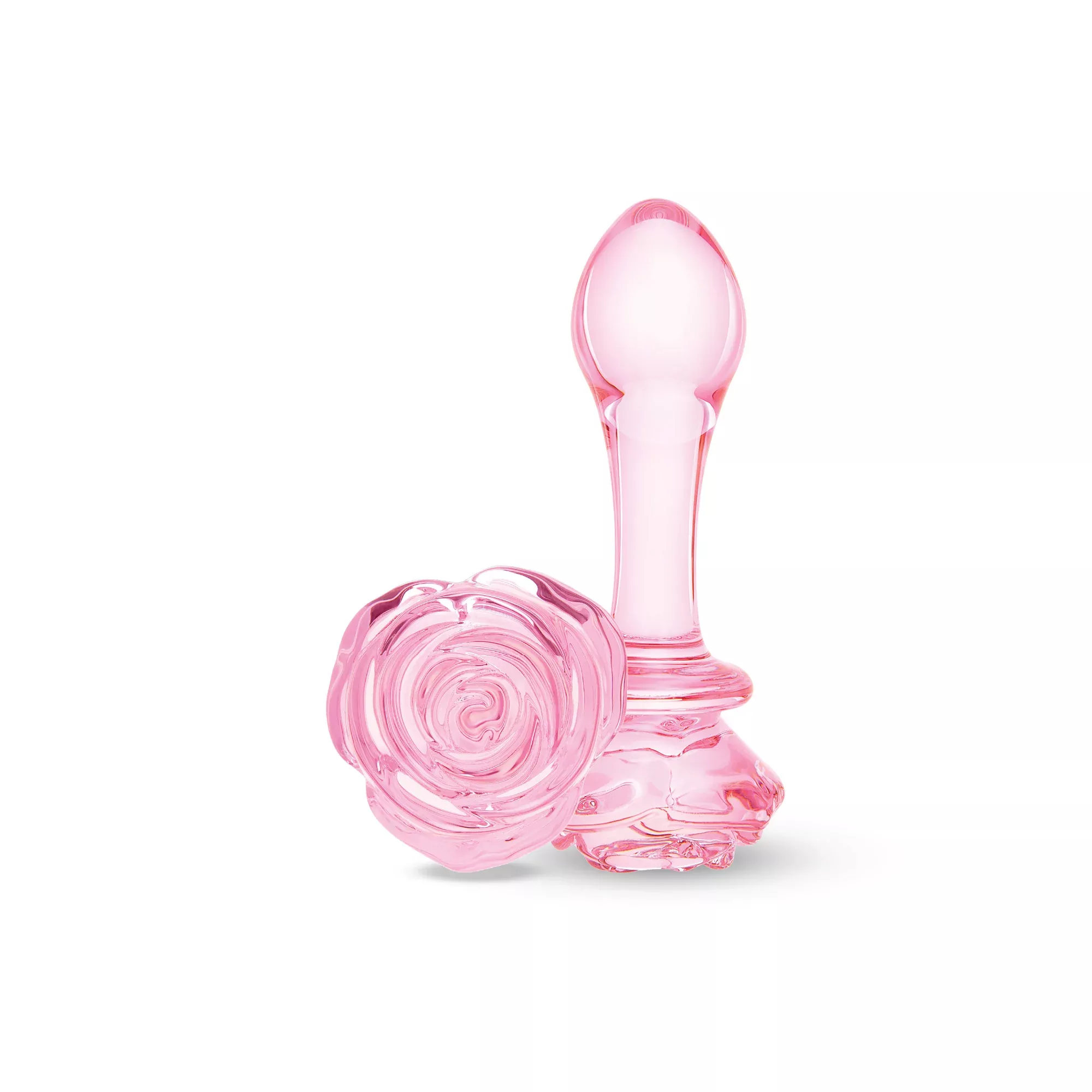5-25-peony-pop-glass-butt-plug 5.25" Peony Pop Glass Butt Plug