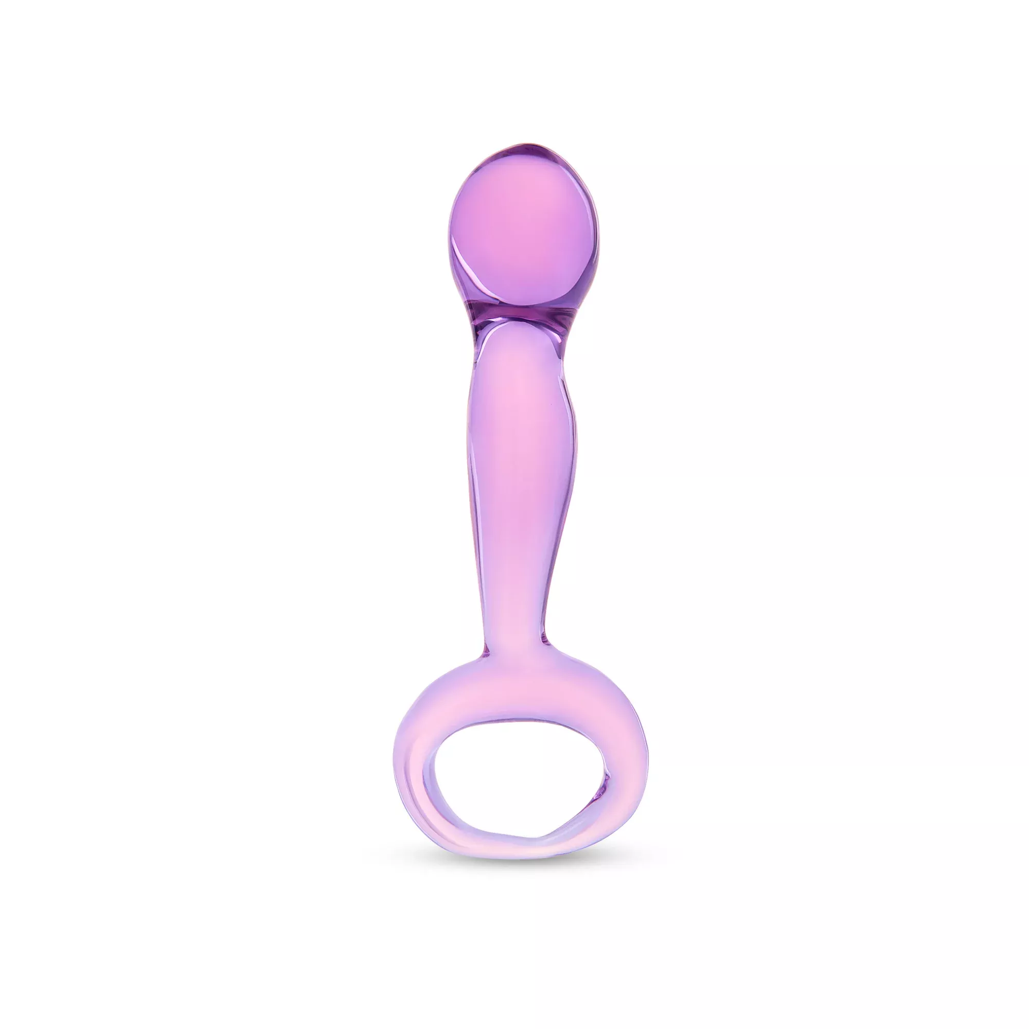 5-5-azure-allure-glass-butt-plug 5.5" Azure Allure Glass Butt Plug