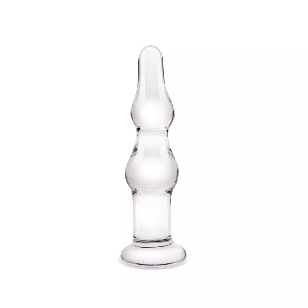 6-5-beaded-glass-butt-plug 6.5” Beaded Glass Butt Plug