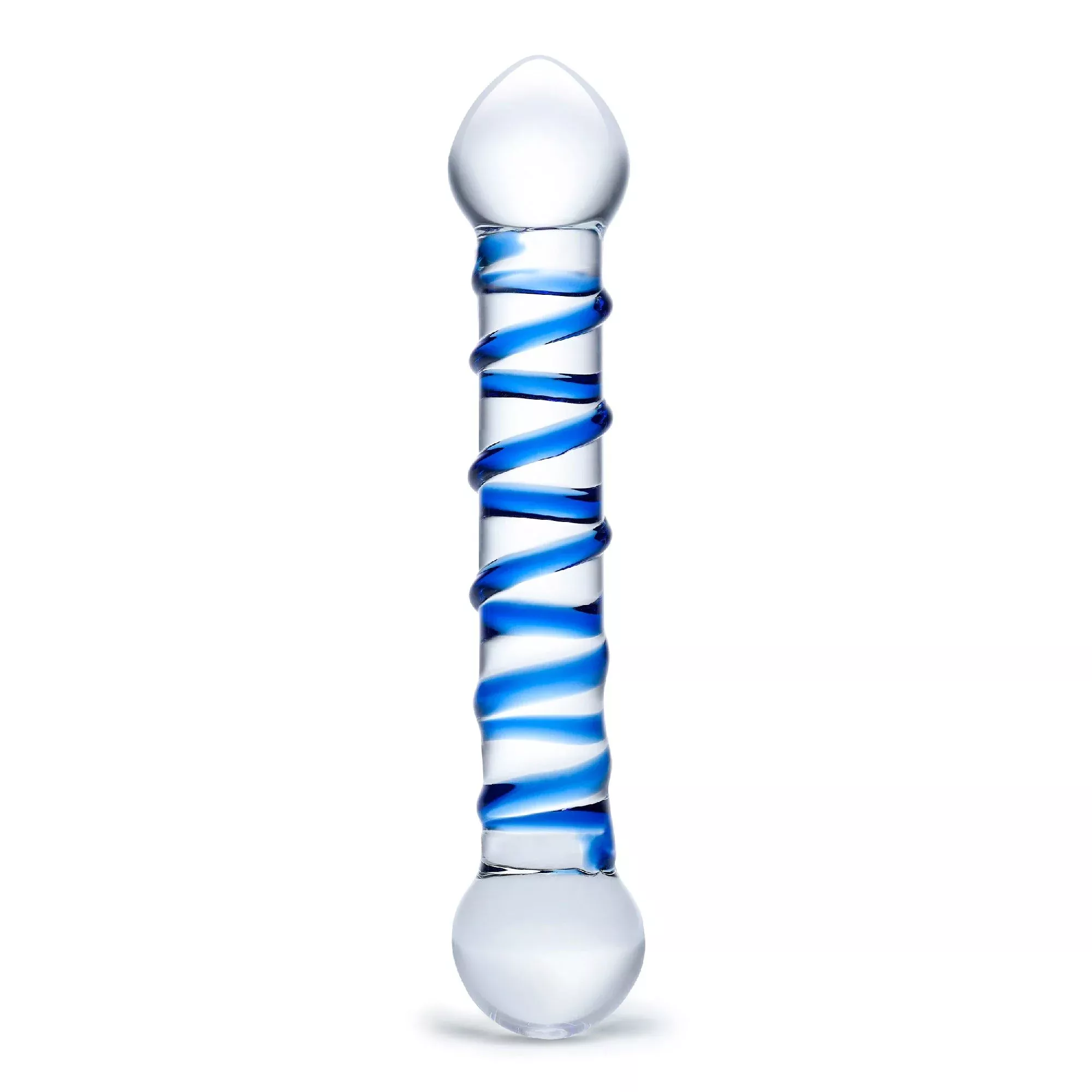 6.5" Spiral Double Ended Dildo