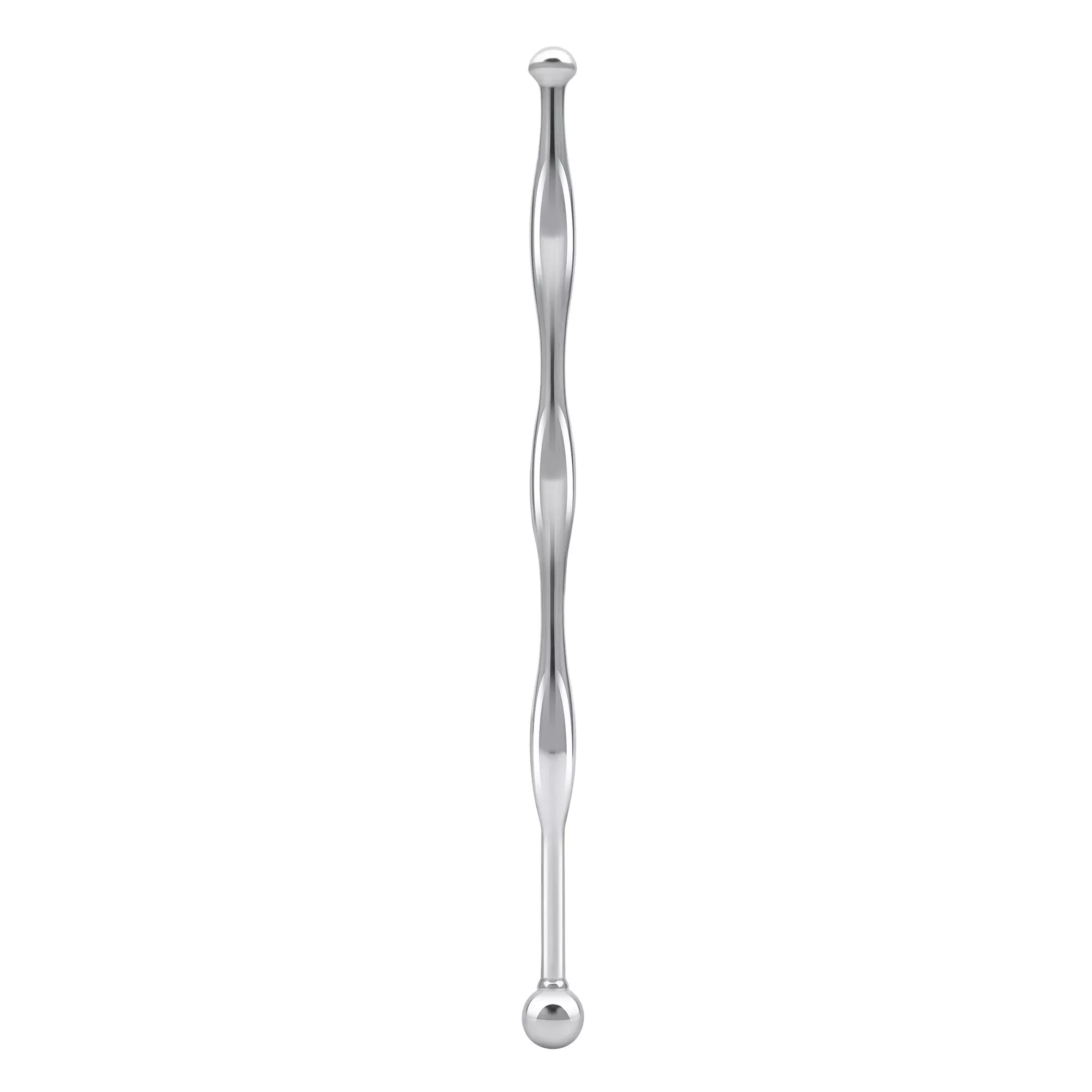 6" Stainless Steel Wavy Urethral Sound