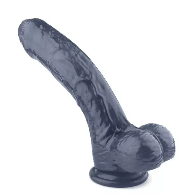 9 Inch Uncircumcised Big Black Dildos