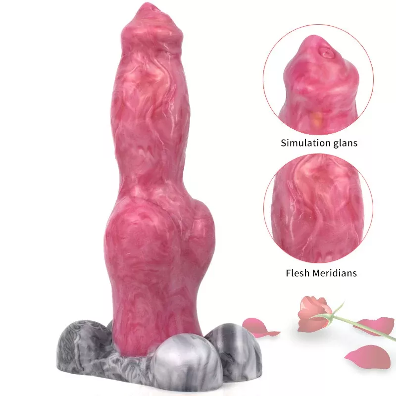 9-inch-wolf-silicone-knot-animal-dildo 9 Inch Wolf Silicone Knot Animal Dildo