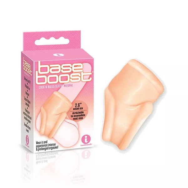 9-s-base-boost-flesh-cock-ball-sleeve-ic2631-2 The 9's Base Boost - Flesh Cock & Ball Sleeve - IC2631-2