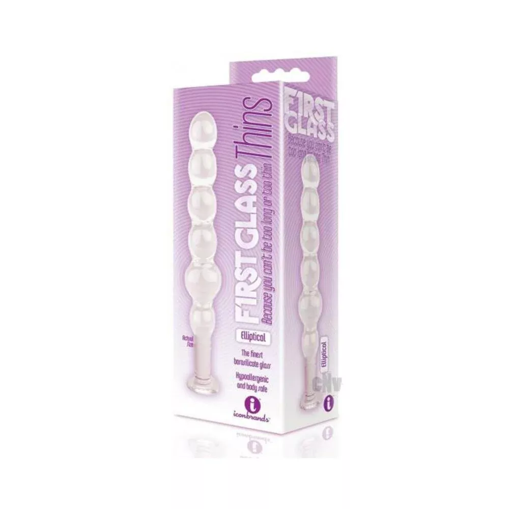 9-s-glass-thins-elliptical-glass-plug The 9's Glass Thins Elliptical Glass Plug
