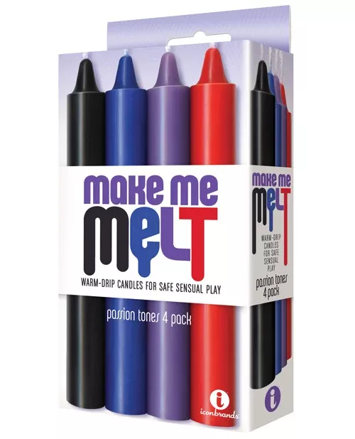 9-s-make-me-melt-sensual-warm-drip-candles-passion-tones-pack-4 The 9's Make Me Melt Sensual Warm Drip Candles - Passion Tones Pack Of 4