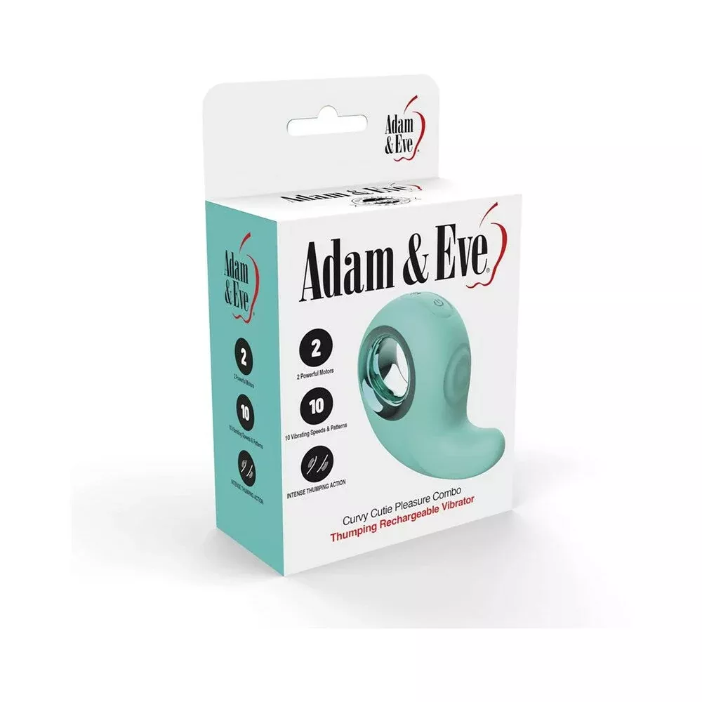 Adam & Eve Curvy Cutie Pleasure Combo Vibrator