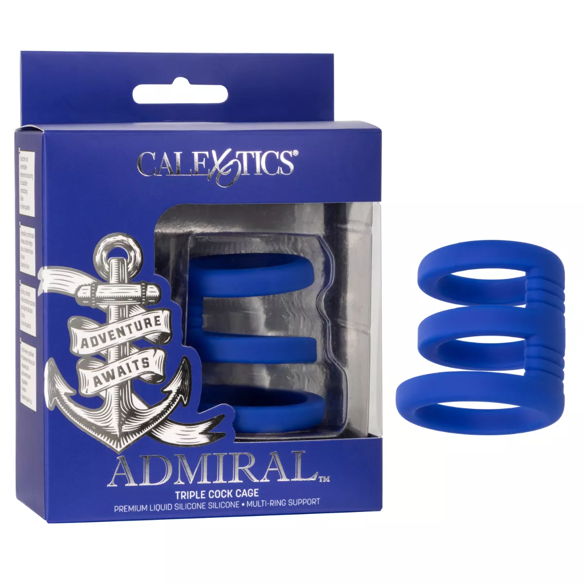 Admiral Triple Cock Cage Blue