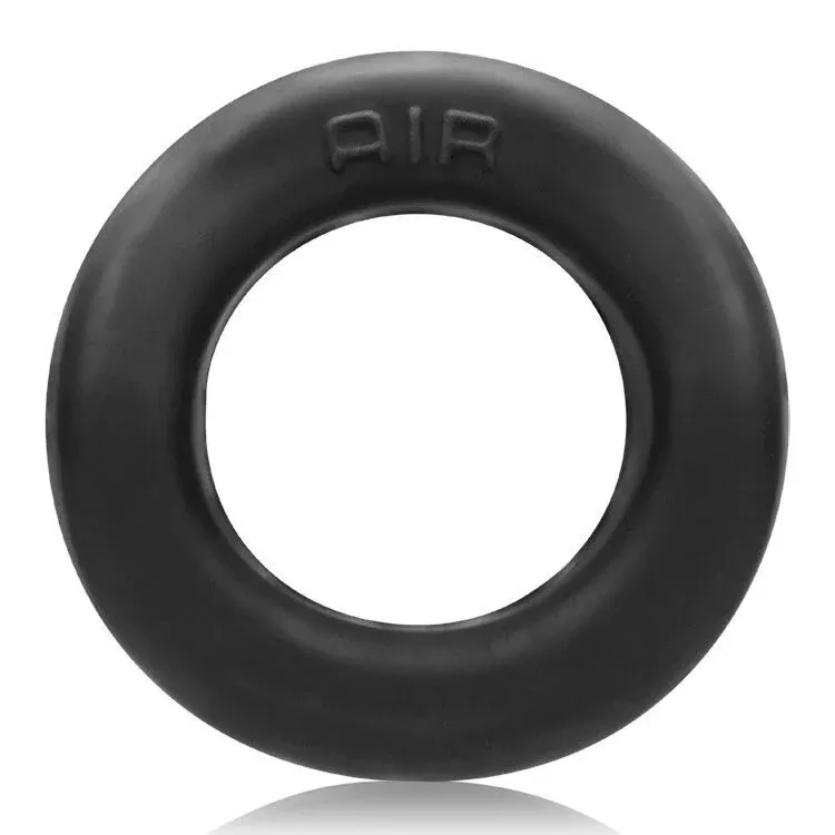 Air Airflow Cockring Oxballs Silicone/TPR Blend Black Ice (Net)