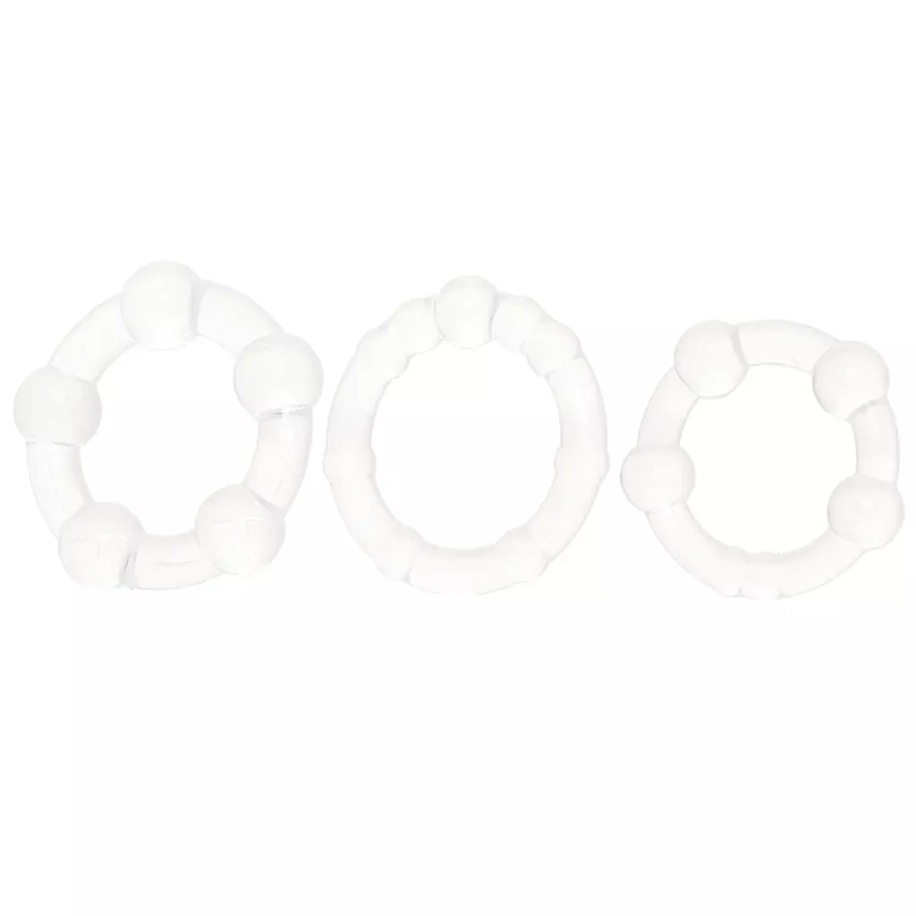 Alpha Liquid Silicone Beaded Rings