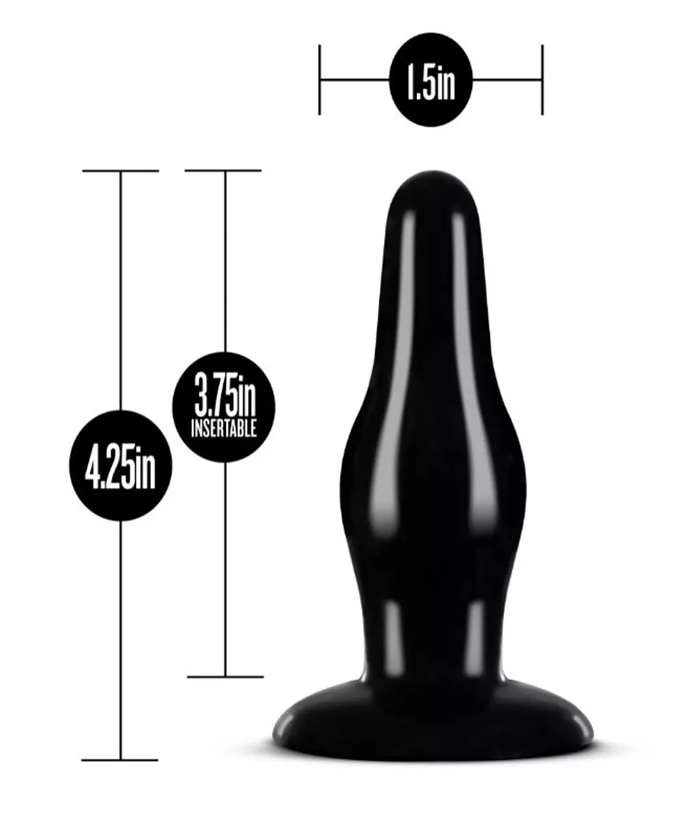 anal-adv-pleasure-black-butt-plug Anal Adv Pleasure Black Butt Plug