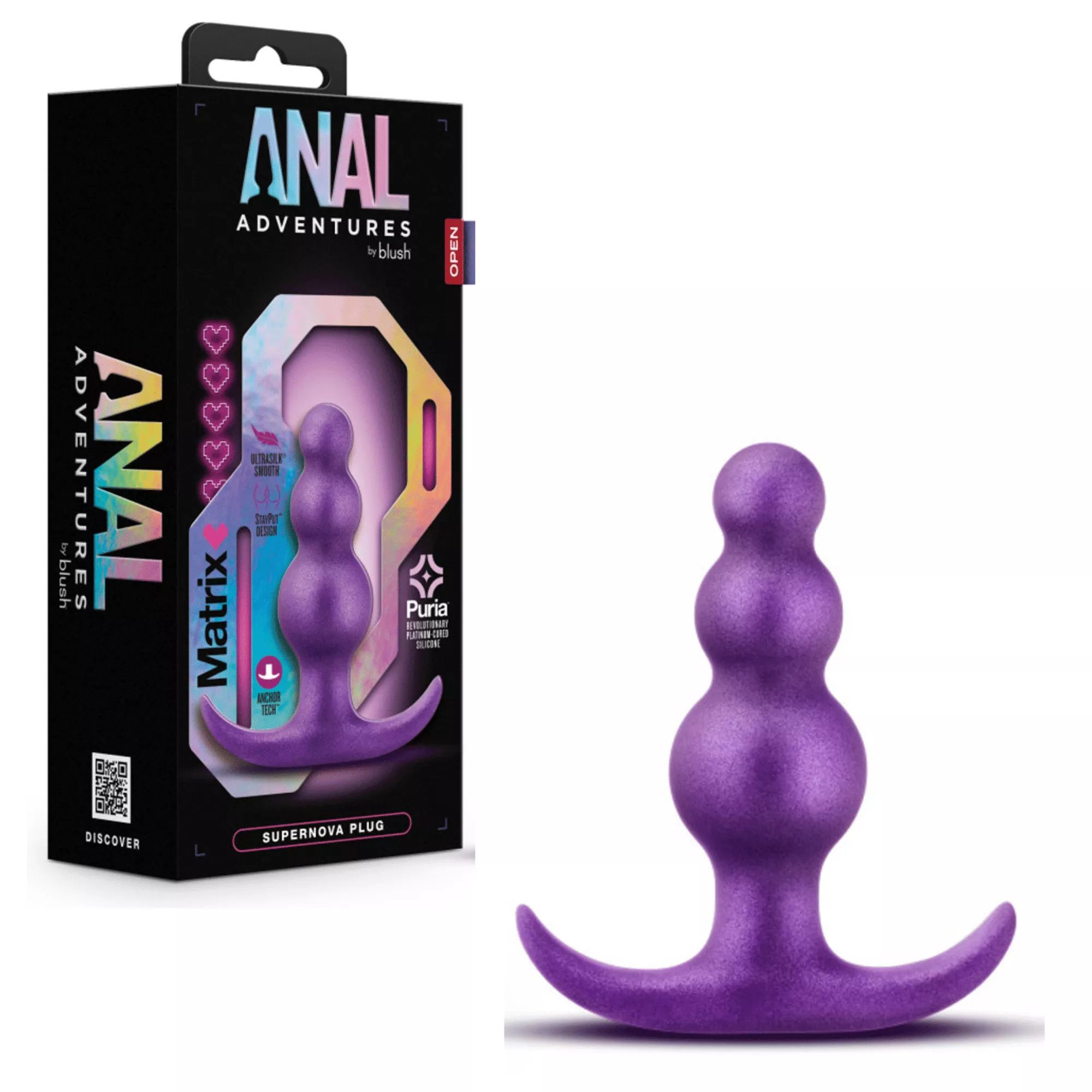 anal-adventures-matrix-supernova-silicone-butt-plug-in-galactic-purple Anal Adventures Matrix Supernova Silicone Butt Plug in Galactic Purple