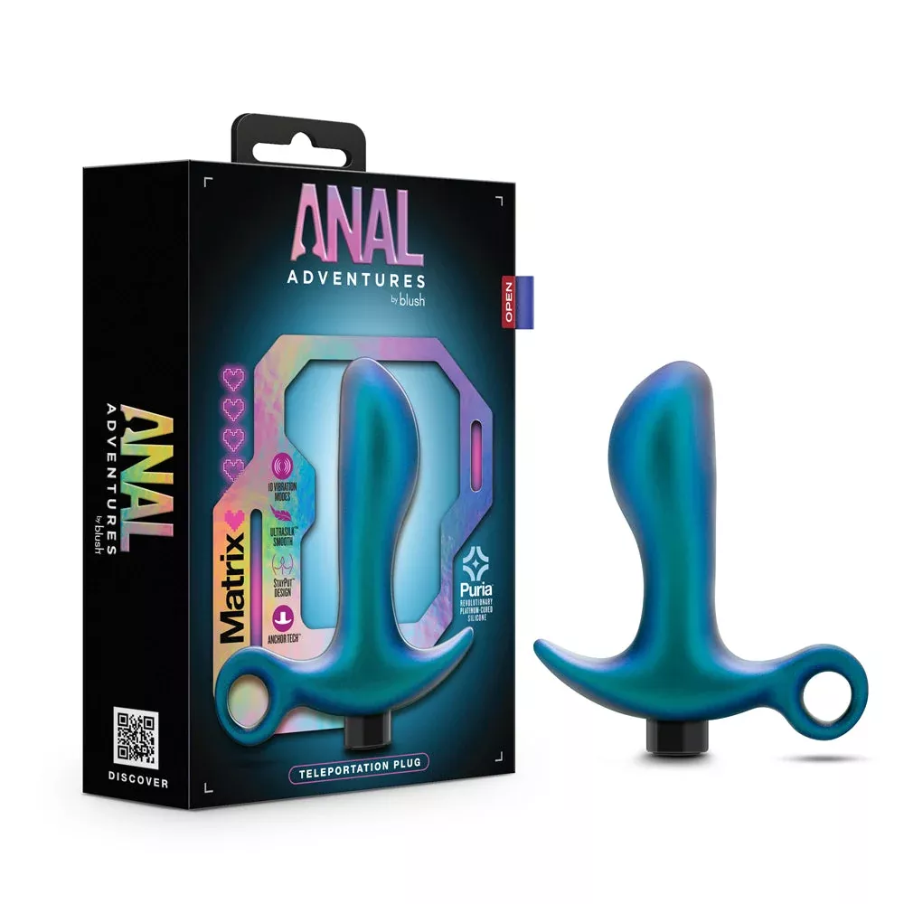 anal-adventures-matrix-teleportation-plug-lunar-blue Anal Adventures Matrix Teleportation Plug Lunar Blue