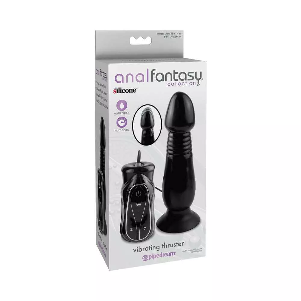 anal-fantasy-collection-vibrating-thruster-with-suction-cup-black Anal Fantasy Collection Vibrating Thruster With Suction Cup Black