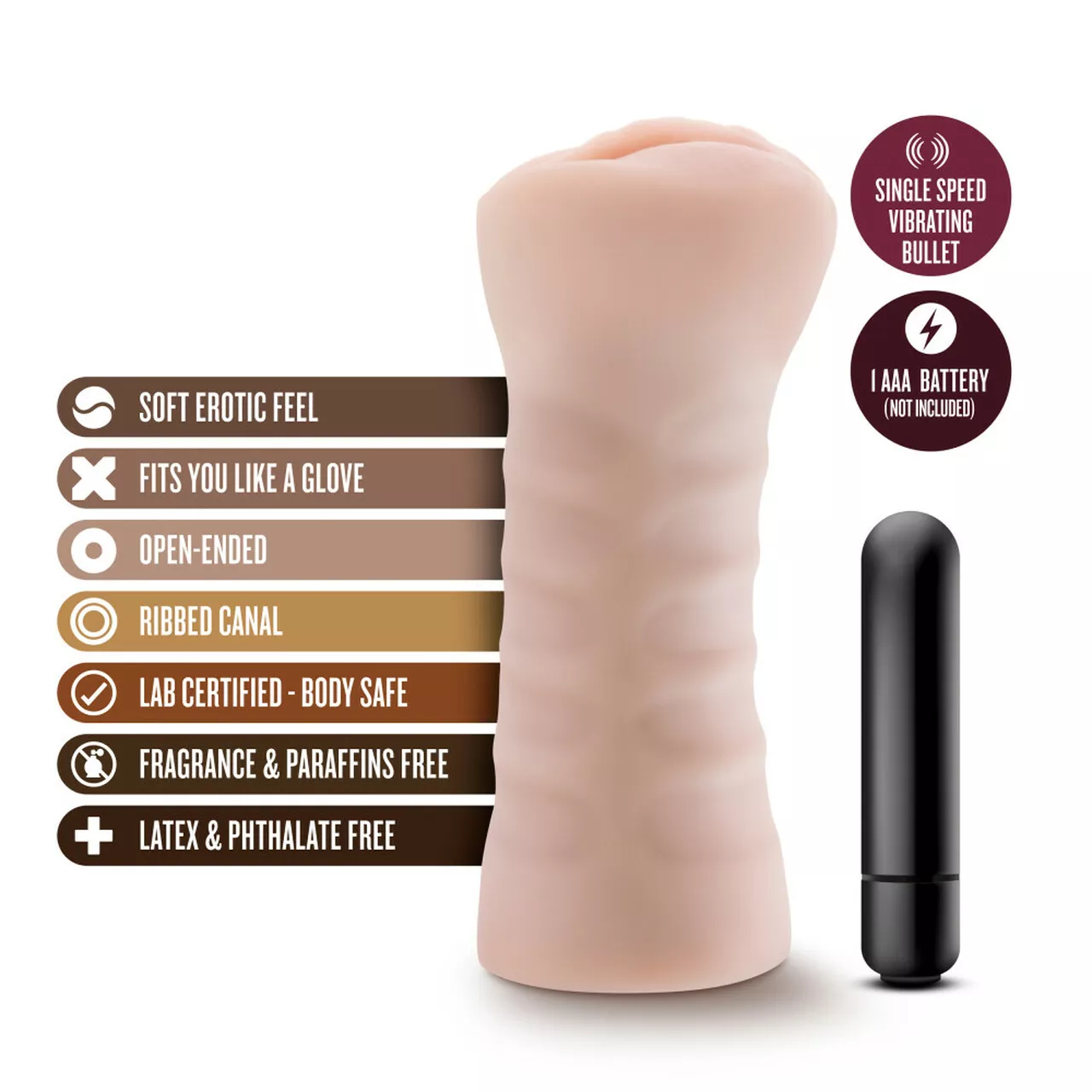 ashley-realistic-pussy-masturbator-with-vibrating-bullet-blush-novelties Ashley Realistic Pussy Masturbator With Vibrating Bullet – Blush Novelties