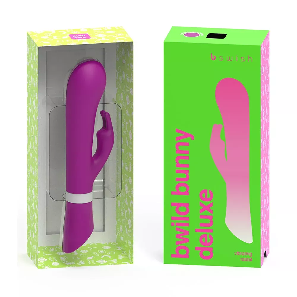 b-swish-bwild-deluxe-bunny-vibrator-raspberry B Swish Bwild Deluxe Bunny Vibrator Raspberry