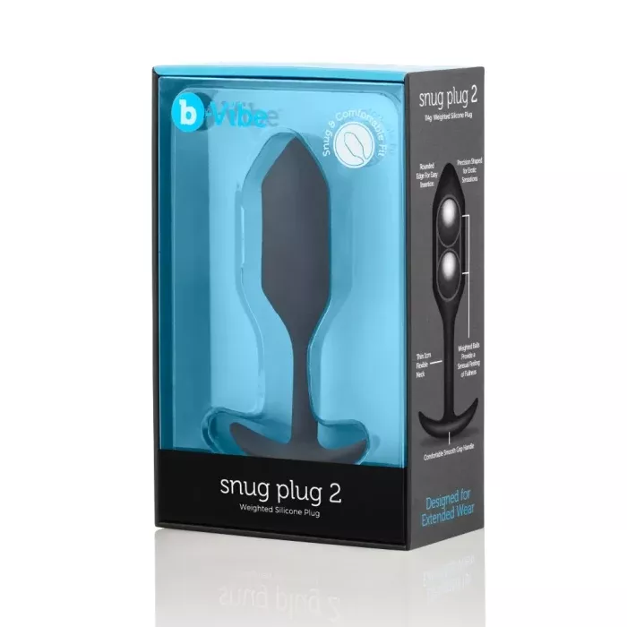b-vibe-snug-plug-2-black b-Vibe - SNUG PLUG 2 | BLACK