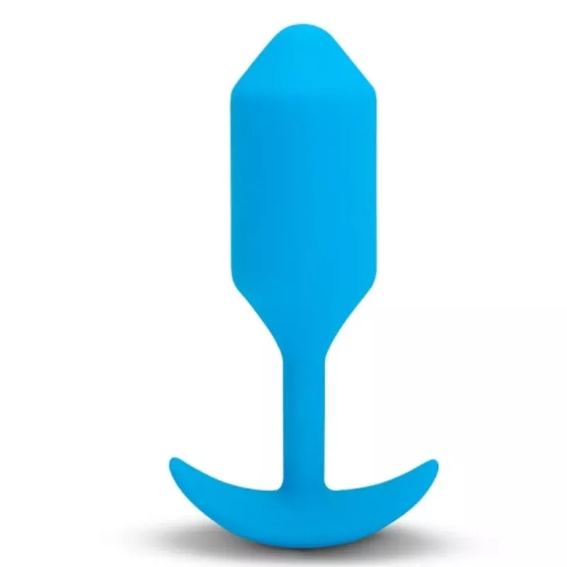 b-vibe-vibrating-snug-plug-l-blue b-Vibe - VIBRATING SNUG PLUG | L | BLUE