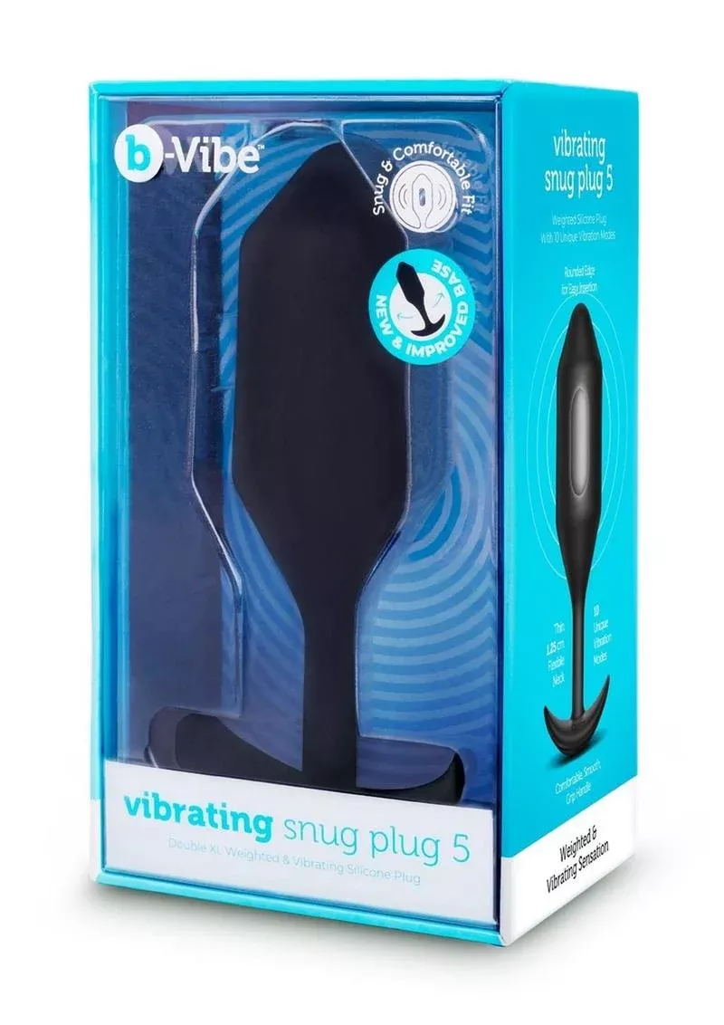 b-vibe-vibrating-snug-plug-rechargeable-silicone-anal-plug B-Vibe Vibrating Snug Plug Rechargeable Silicone Anal Plug
