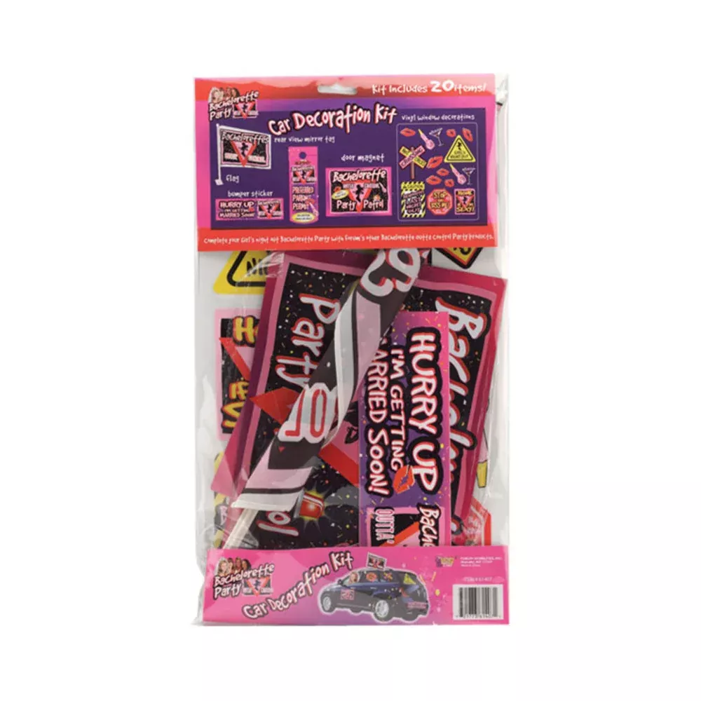 bachelorette-car-decoration-kit Bachelorette Car Decoration Kit