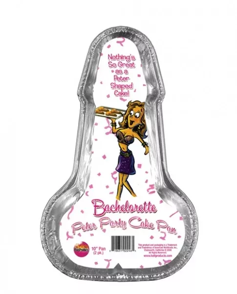 bachelorette-disposable-peter-party-cake-pan-medium-pack-2 Bachelorette Disposable Peter Party Cake Pan - Medium Pack of 2