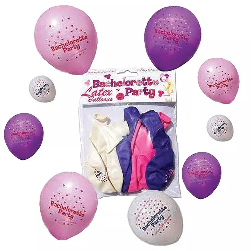 bachelorette-party-balloons-12pc-asst Bachelorette Party Balloons (12pc) Asst,