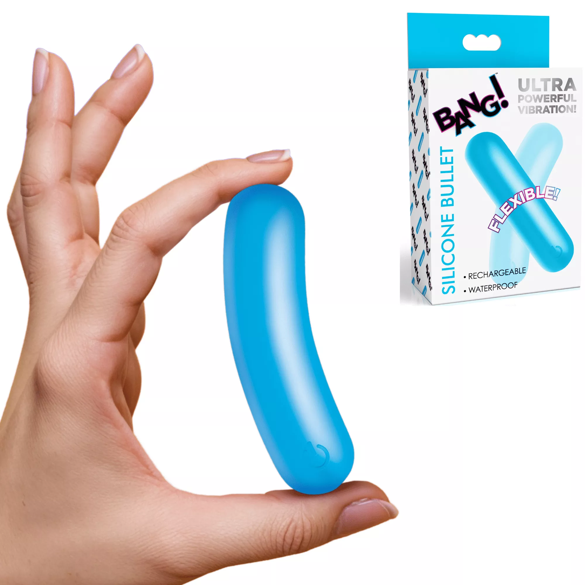 bang-flexible-waterproof-rechargeable-silicone-petite-bullet-vibrator Bang! Flexible Waterproof and Rechargeable Silicone Petite Bullet Vibrator