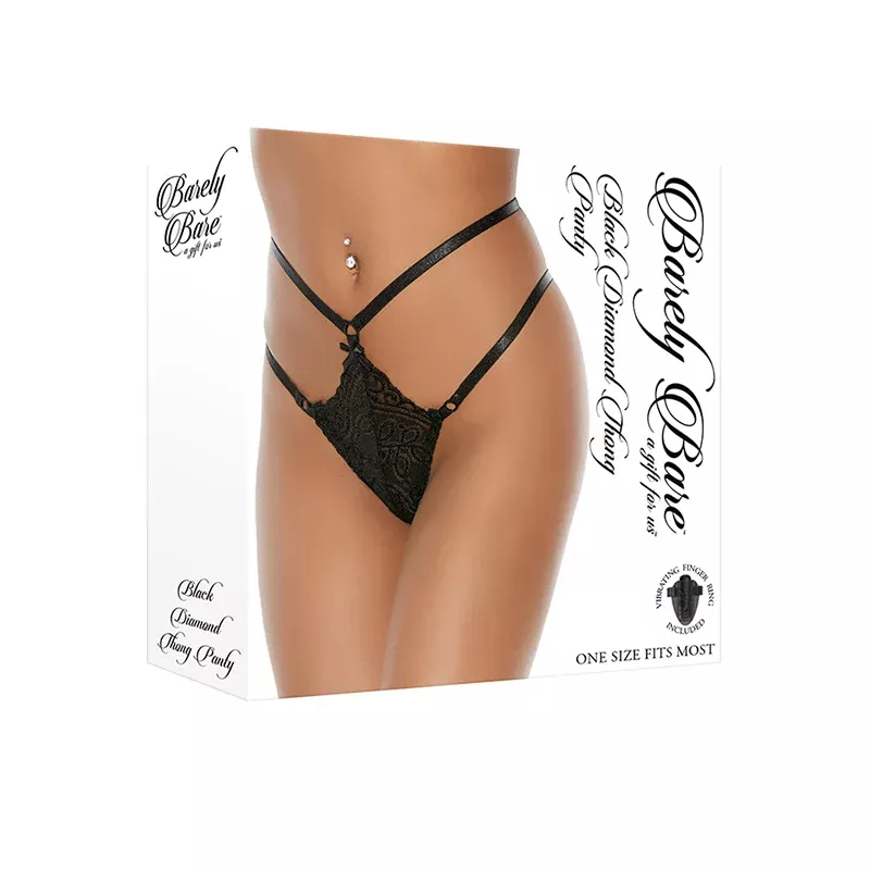 barely-bare-black-diamond-thong-panty-o-s Barely Bare Black Diamond Thong Panty O/S