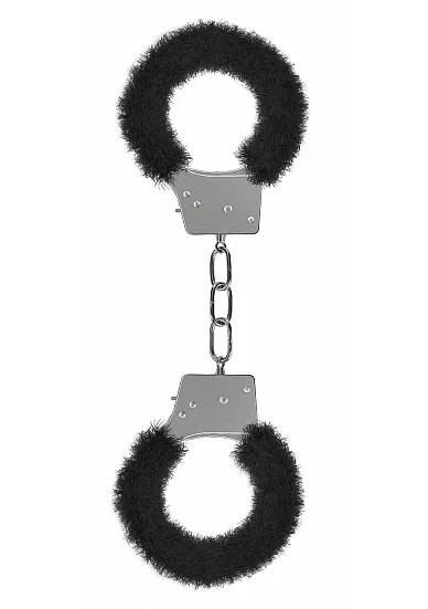 beginner-s-handcuffs-furry-black Beginner'S Handcuffs Furry Black