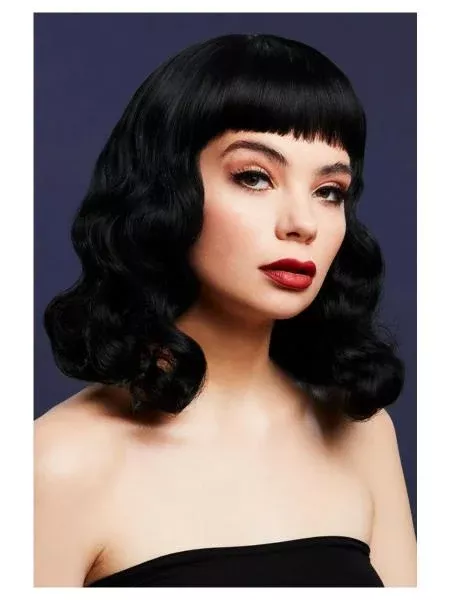 bettie-wig-short-fringe-black Bettie Wig Short Fringe - Black