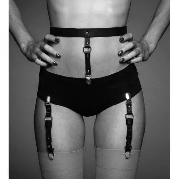 bijoux-indiscrets-maze-suspender-belt-straps-black Bijoux Indiscrets Maze Suspender Belt/Straps - Black